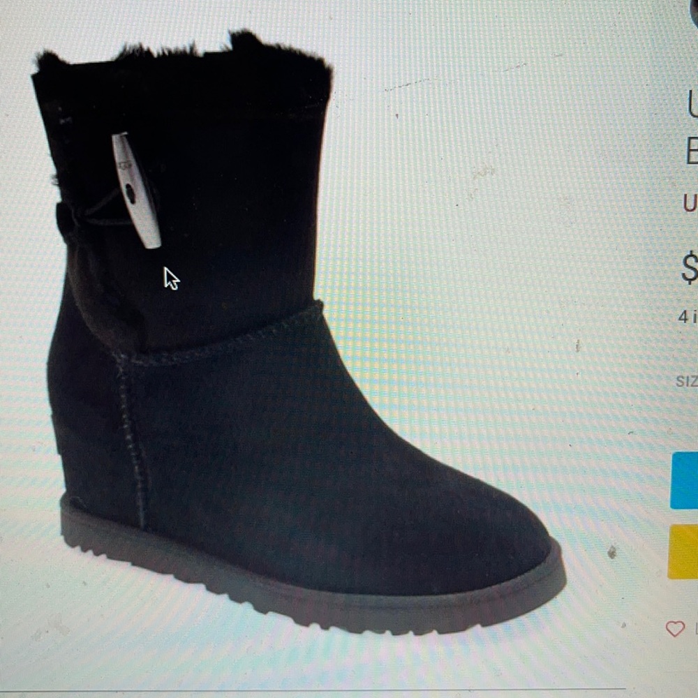 UGG CLASSIC FEMME TOGGLE WEDGE